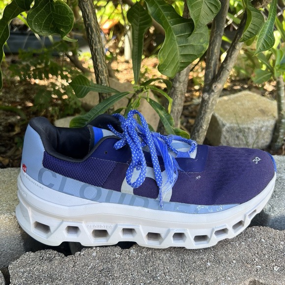 Women's 10 On Running Cloudmonster 61.99026 Acai Purple Lavender Wedge Shoes - Picture 1 of 10